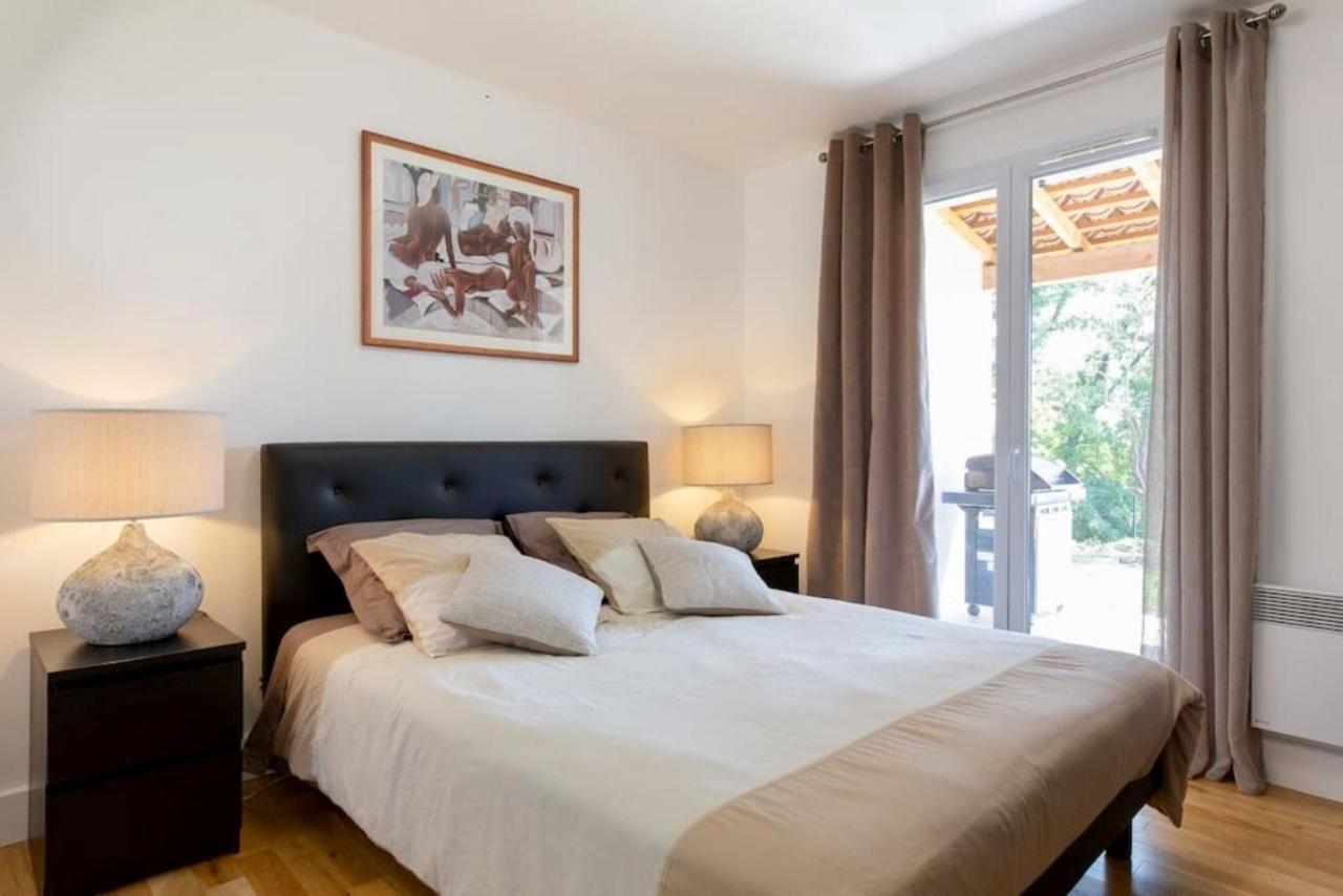 Le Rouret Cote D'Azur, Villa New Gold Dream With Heated And Privat Pool, Sea View מראה חיצוני תמונה